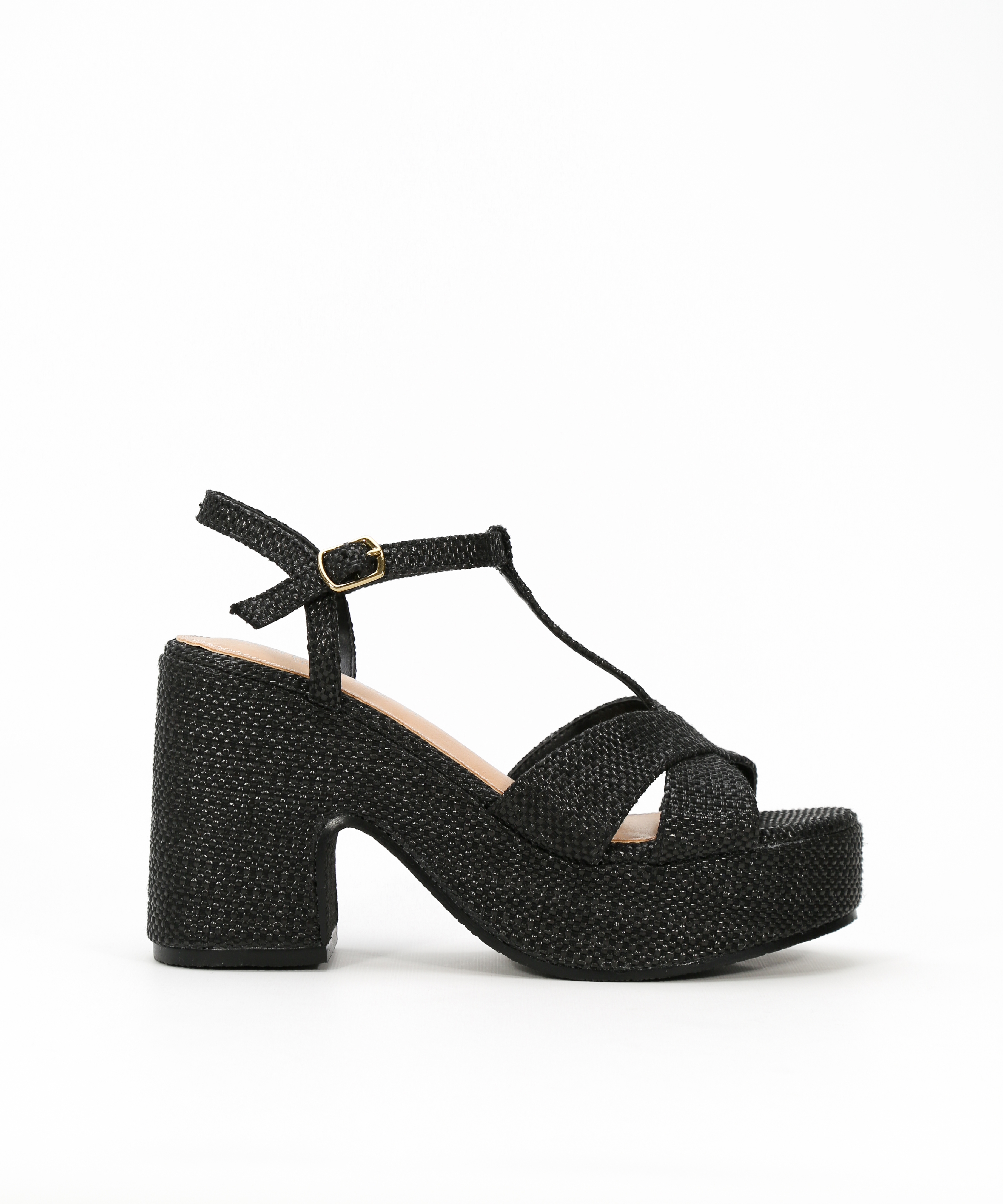Sandalias plataforma tira en T